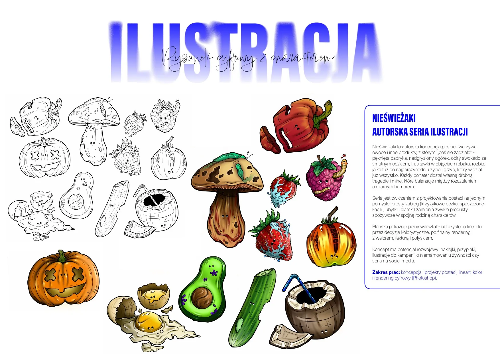 Nieświeżaki – seria ilustracji