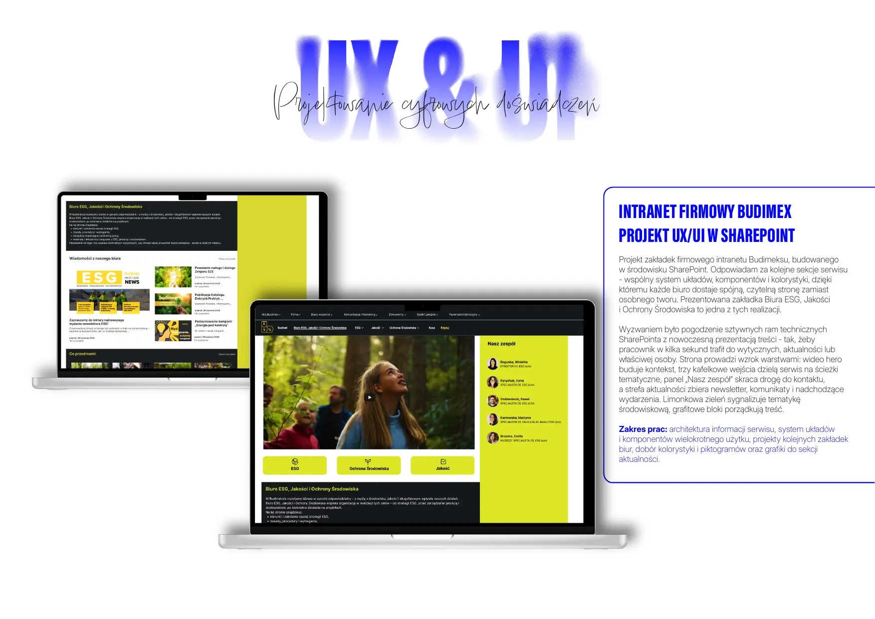 Intranet Budimex – UX/UI