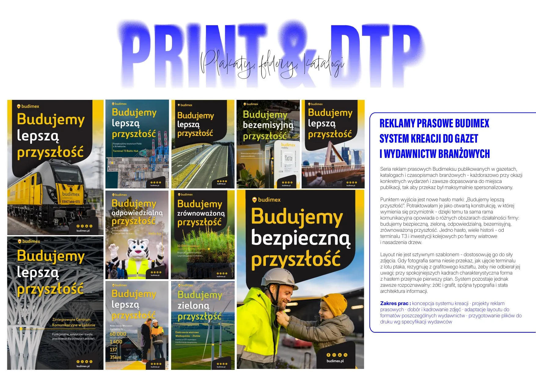 Reklamy prasowe Budimex