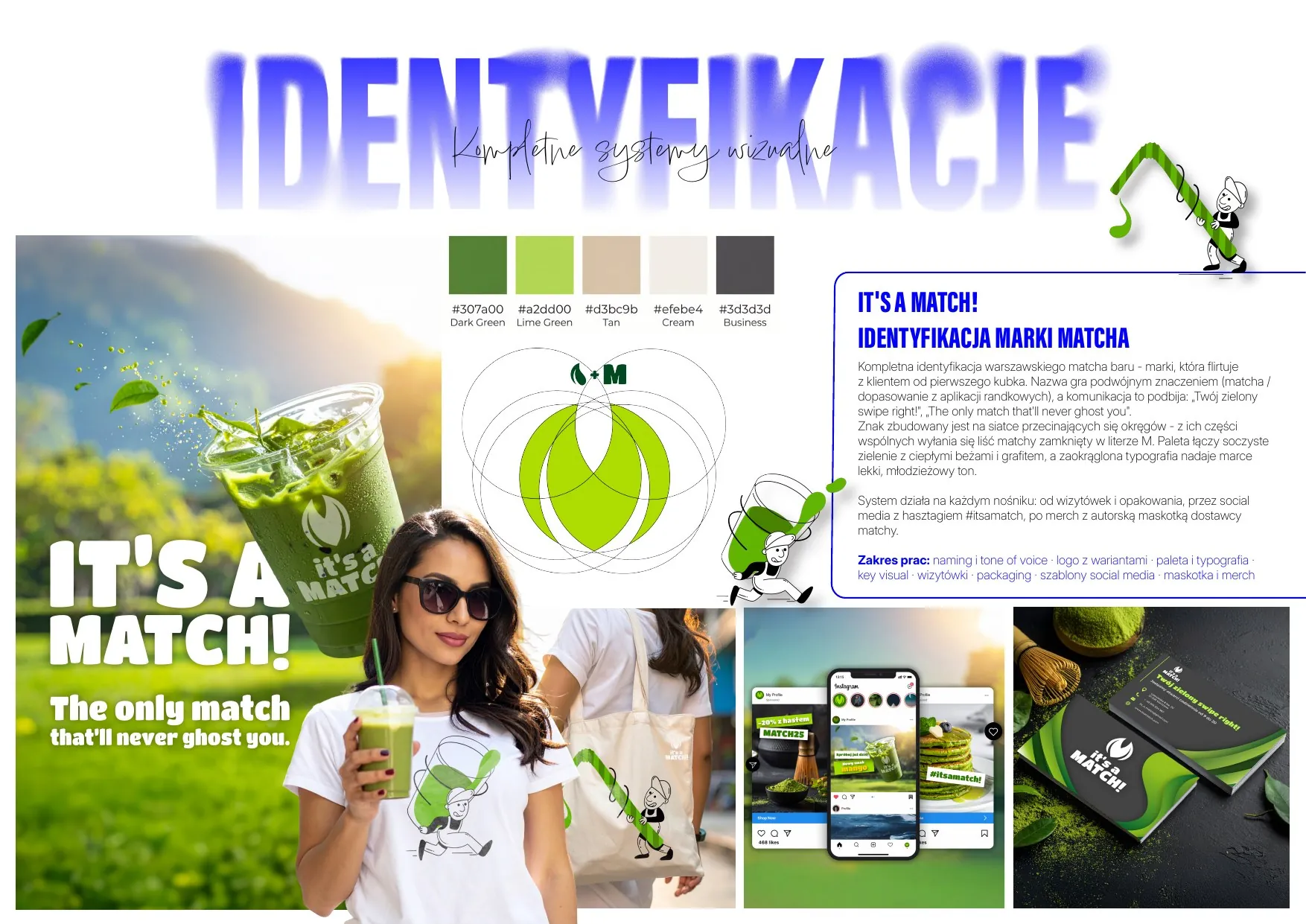 It's a Match – identyfikacja marki matcha