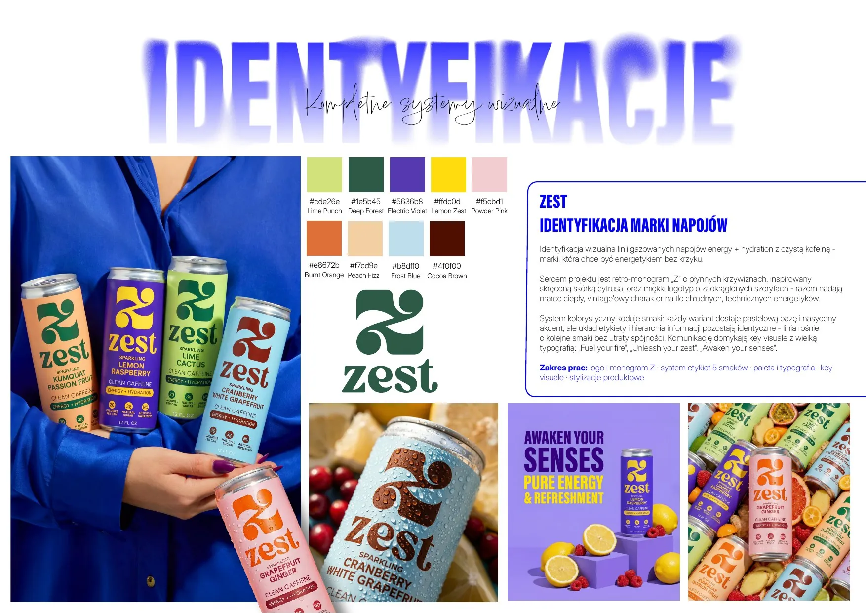 Zest – identyfikacja marki napojów